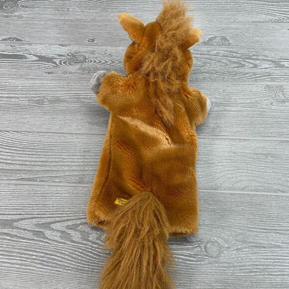 The Puppet Company Brown Pony Horse Long Sleeve Plush Stuffed Animal Pretend Toy - Picture 3 of 12